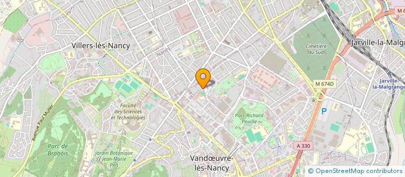 localisation de l'entreprise MONSIEUR AXEL GRABAS  VANDUVRE-LES-NANCY