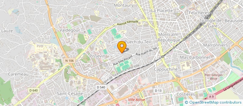 localisation de l'entreprise MONSIEUR AXEL GRAVOUIL  NIMES