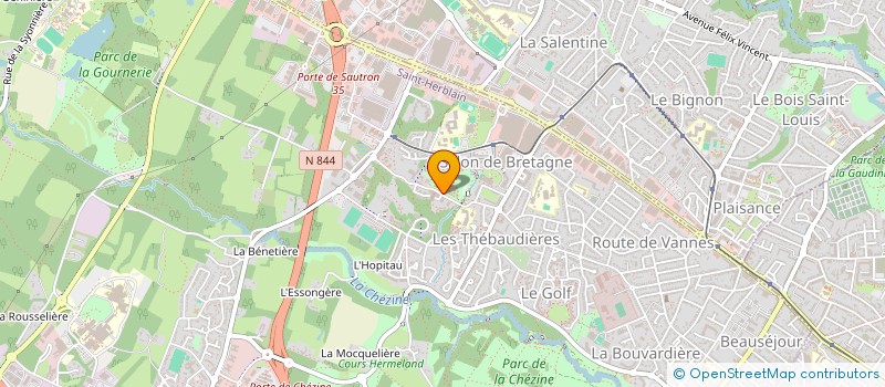 localisation de l'entreprise MONSIEUR AXEL GUEGUEN  SAINT-HERBLAIN