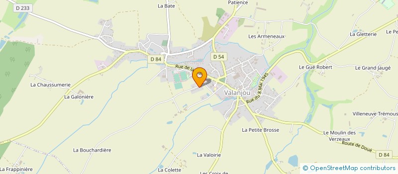 localisation de l'entreprise MONSIEUR AXEL GUETTE  CHEMILLE-EN-ANJOU