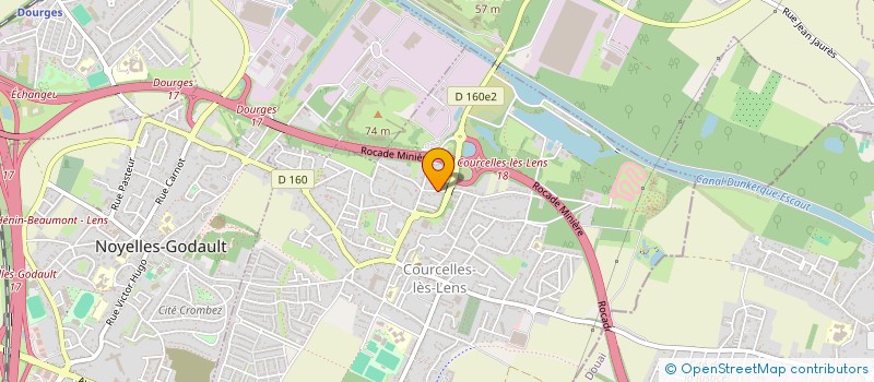 localisation de l'entreprise MONSIEUR AXEL GUEZEN  COURCELLES-LES-LENS