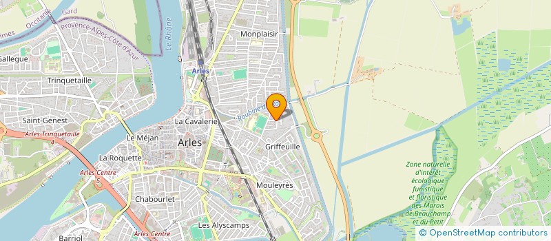 localisation de l'entreprise MONSIEUR AXEL GUILBERT  ARLES