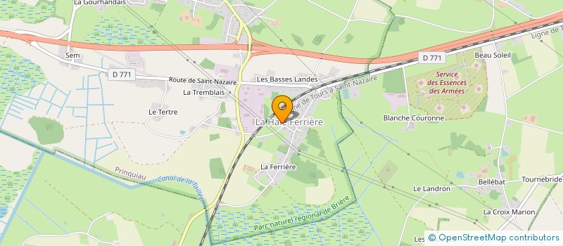 localisation de l'entreprise MONSIEUR AXEL HALGAND  PRINQUIAU