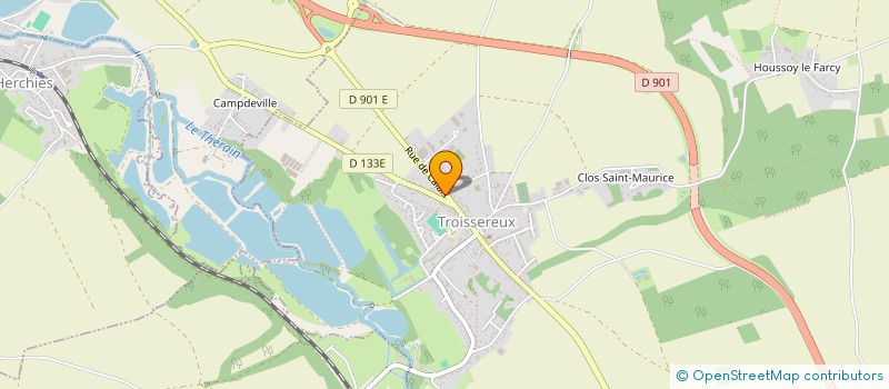 localisation de l'entreprise MONSIEUR AXEL HAVET  TROISSEREUX