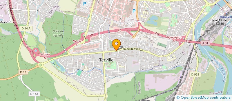 localisation de l'entreprise MONSIEUR AXEL HEINRICH  TERVILLE