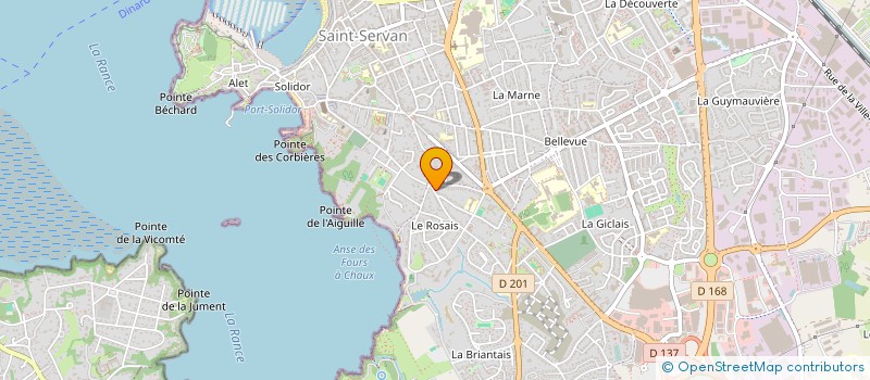 localisation de l'entreprise MONSIEUR AXEL HIGOS  SAINT-MALO