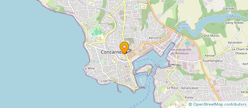 localisation de l'entreprise MONSIEUR AXEL HOARHER à CONCARNEAU