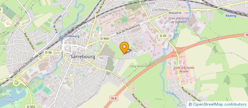 localisation de l'entreprise MONSIEUR AXEL HOMMEL  SARREBOURG