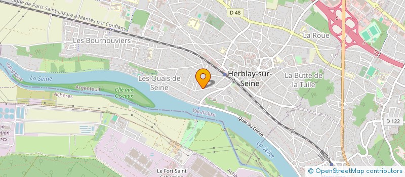 localisation de l'entreprise MONSIEUR AXEL HOTTE  HERBLAY-SUR-SEINE