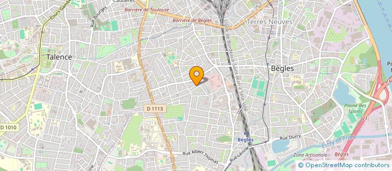 localisation de l'entreprise MONSIEUR AXEL HUBERT à BEGLES