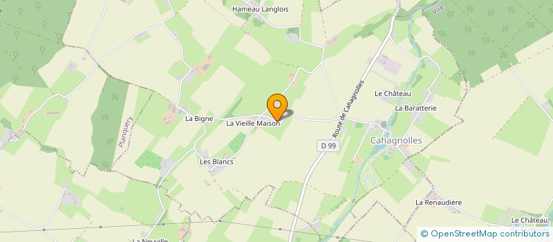 localisation de l'entreprise MONSIEUR AXEL HUBERT  CAHAGNOLLES