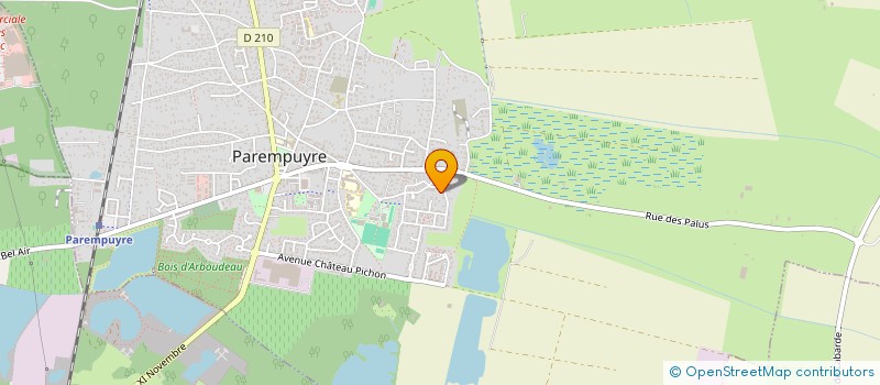 localisation de l'entreprise MONSIEUR AXEL HUREAU  PAREMPUYRE