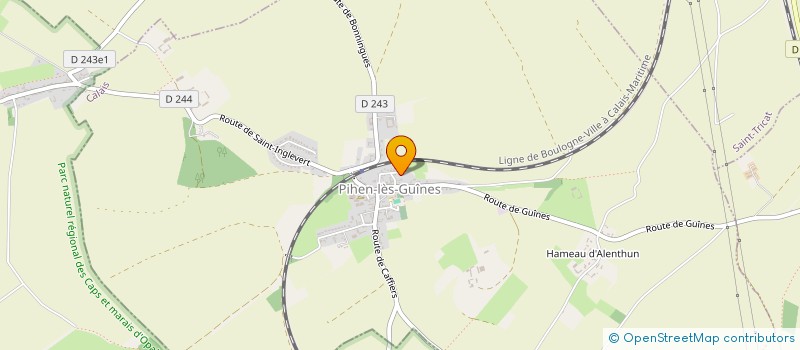 localisation de l'entreprise MONSIEUR AXEL IMBERT  PIHEN-LES-GUINES