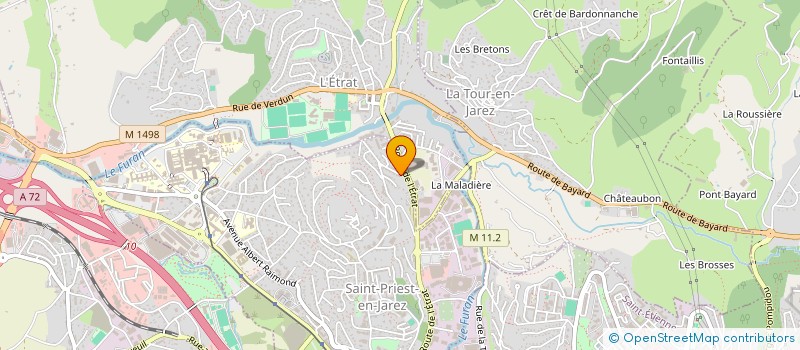 localisation de l'entreprise MONSIEUR AXEL INDIANA  SAINT-PRIEST-EN-JAREZ