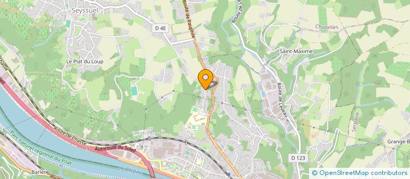 localisation de l'entreprise MONSIEUR AXEL JACQUET  SEYSSUEL