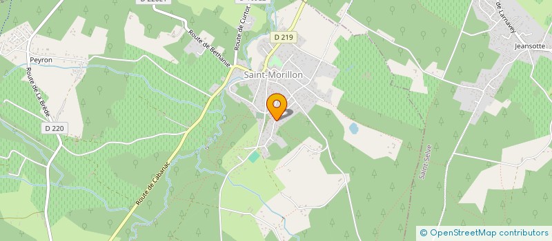 localisation de l'entreprise MONSIEUR AXEL JAN  SAINT-MORILLON