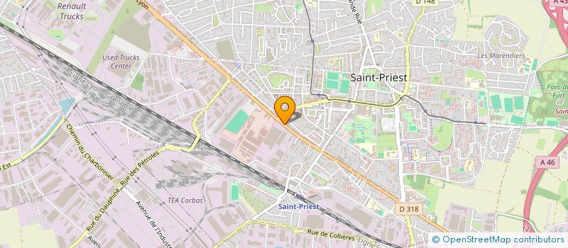 localisation de l'entreprise MONSIEUR AXEL JEAN BAPTISTE  SAINT-PRIEST