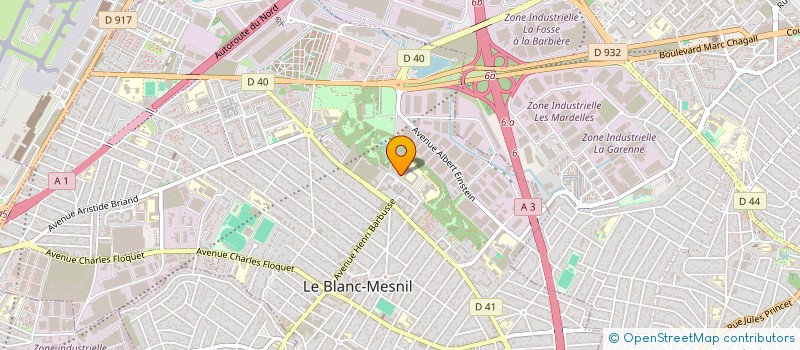 localisation de l'entreprise MONSIEUR AXEL JOSEPH  LE BLANC-MESNIL