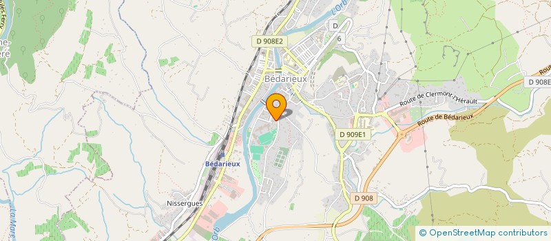 localisation de l'entreprise MONSIEUR AXEL JOUARY  BEDARIEUX