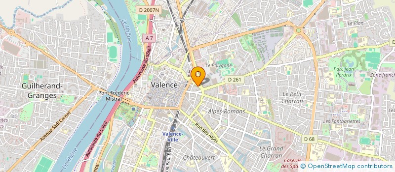 localisation de l'entreprise MONSIEUR AXEL JULIEN à VALENCE