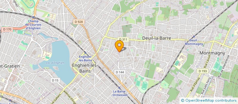 localisation de l'entreprise MONSIEUR AXEL KEPESSY  DEUIL-LA-BARRE