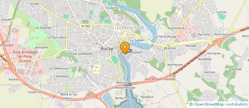localisation de l'entreprise MONSIEUR AXEL KERHIR à AURAY