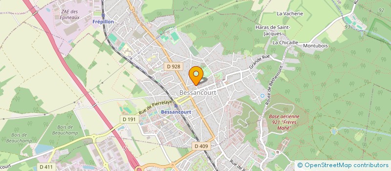 localisation de l'entreprise MONSIEUR AXEL KIMBIDIMA  BESSANCOURT