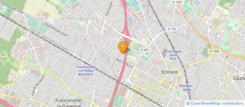 localisation de l'entreprise MONSIEUR AXEL KOKO  SAINT-LEU-LA-FORET