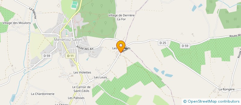 localisation de l'entreprise MONSIEUR AXEL KOUZNETZOFF  MENETOU-SALON