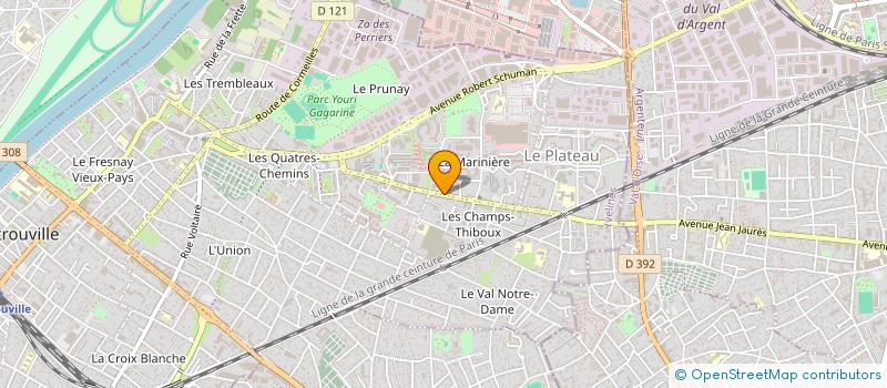 localisation de l'entreprise MONSIEUR AXEL KOVAC  SARTROUVILLE