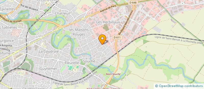 localisation de l'entreprise MONSIEUR AXEL LABIN  NIORT