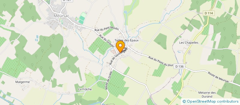 localisation de l'entreprise MONSIEUR AXEL LABRIEUX-MAZURIER  MEURSAC