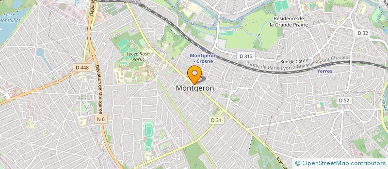 localisation de l'entreprise MONSIEUR AXEL LABROUSSE  MONTGERON