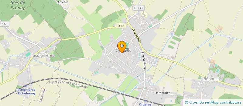 localisation de l'entreprise MONSIEUR AXEL LAFONT  ORGERUS