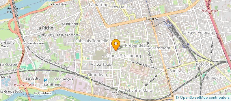 localisation de l'entreprise MONSIEUR AXEL LAMBERT  TOURS