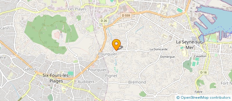 localisation de l'entreprise MONSIEUR AXEL LAMORY à LA SEYNE-SUR-MER