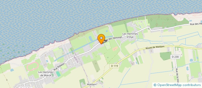 localisation de l'entreprise MONSIEUR AXEL LANDY  OYE-PLAGE