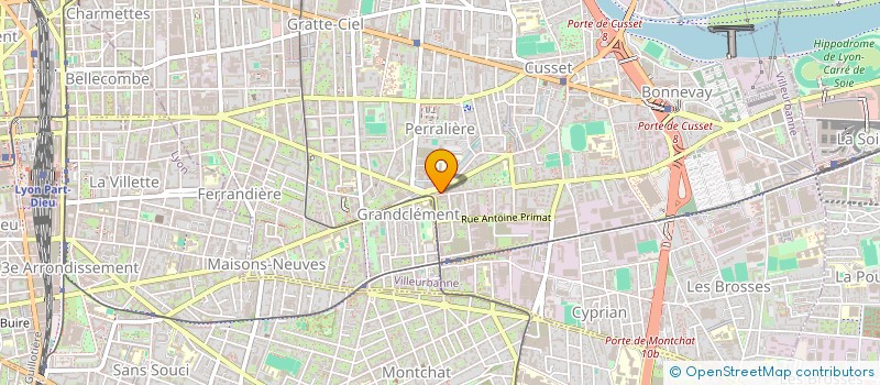 localisation de l'entreprise MONSIEUR AXEL LARESE  VILLEURBANNE