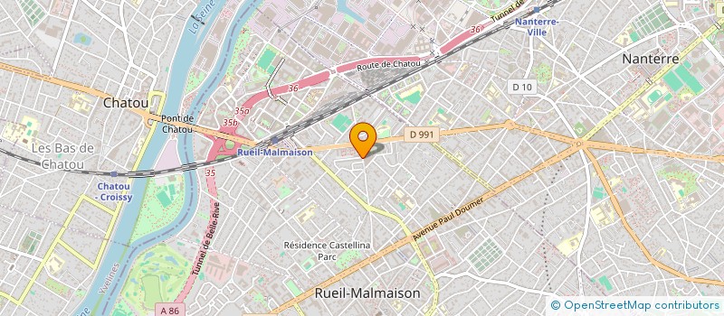 localisation de l'entreprise MONSIEUR AXEL LAURENT à RUEIL-MALMAISON