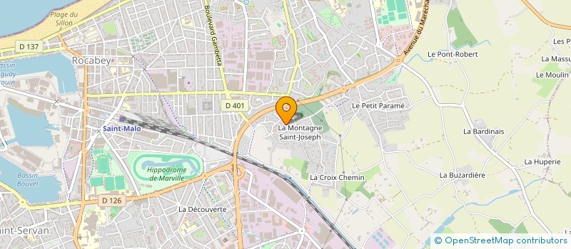 localisation de l'entreprise MONSIEUR AXEL LAZIC  DINARD