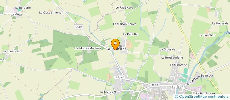 localisation de l'entreprise MONSIEUR AXEL LE HECHO  SAFFRE