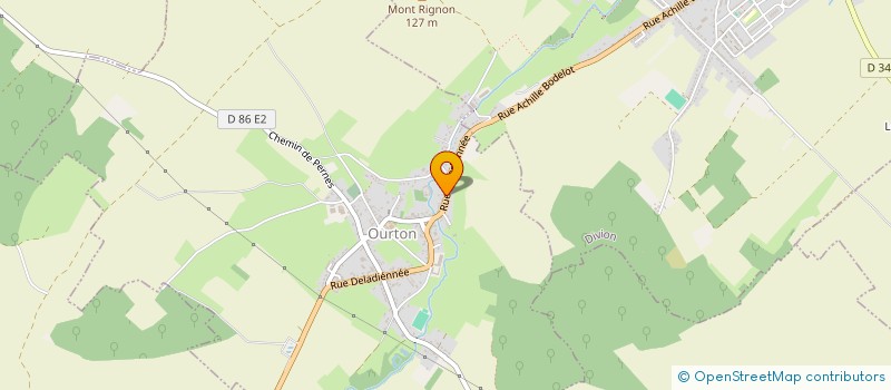 localisation de l'entreprise MONSIEUR AXEL LECHON  OURTON