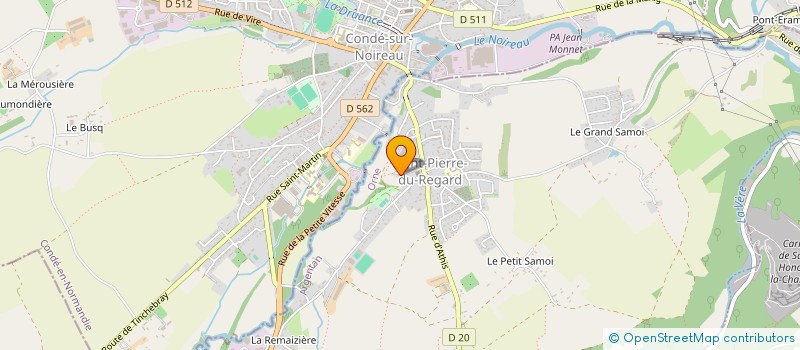 localisation de l'entreprise MONSIEUR AXEL LECONTE à SAINT-PIERRE-DU-REGARD