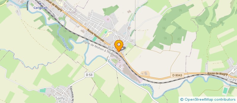 localisation de l'entreprise MONSIEUR AXEL LEDERNE  BLAGNY