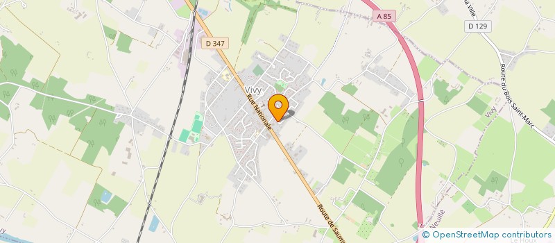 localisation de l'entreprise MONSIEUR AXEL LEGER  VIVY