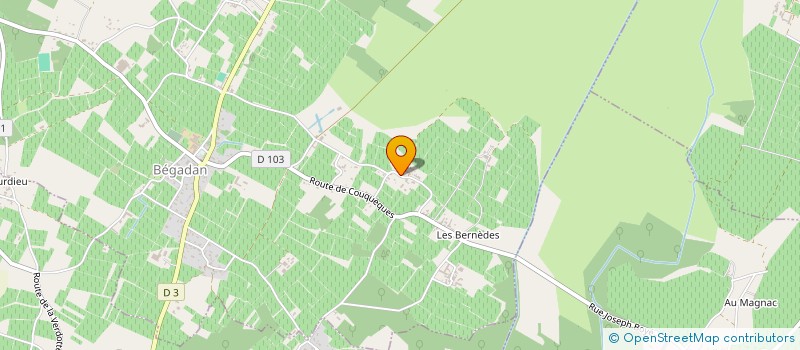 localisation de l'entreprise MONSIEUR AXEL LEJARD  SAINT-CHRISTOLY-MEDOC