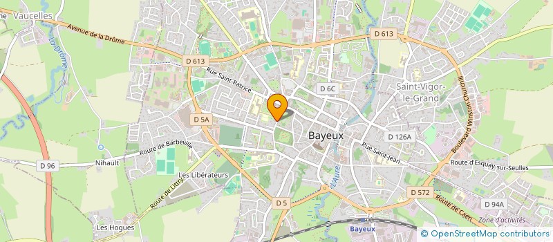localisation de l'entreprise MONSIEUR AXEL LENFANT-MARIE  BAYEUX