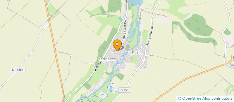 localisation de l'entreprise MONSIEUR AXEL LEPLAT  ESTREELLES