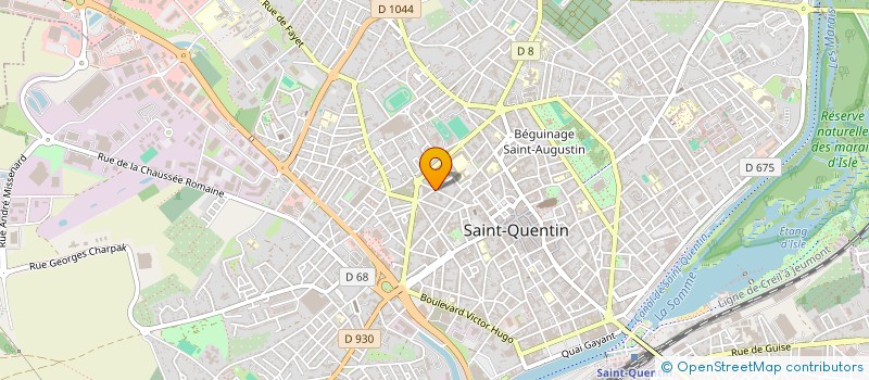 localisation de l'entreprise MONSIEUR AXEL LERICHE à SAINT-QUENTIN