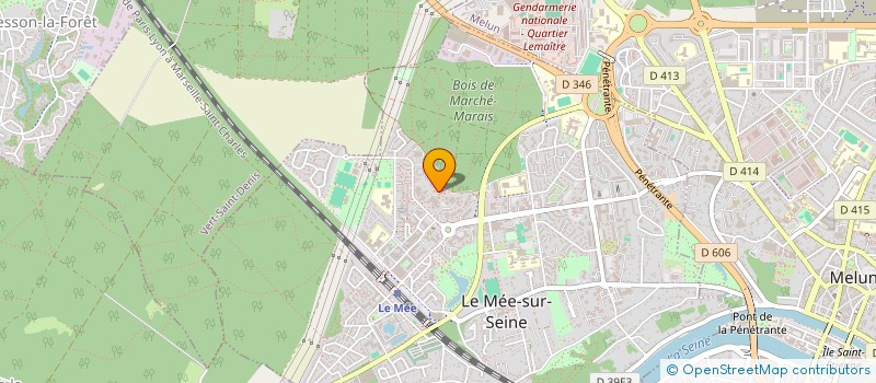 localisation de l'entreprise MONSIEUR AXEL LONDAS  LE MEE-SUR-SEINE